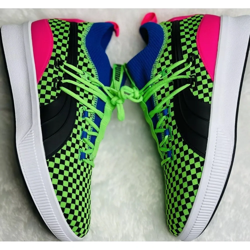 New Puma Basketball Clyde Court Summertime Green Men Sneakers 192893-01 Size 11 - Picture 6 of 8